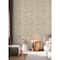 RoomMates Dimensional Square Taupe Plaster Peel & Stick Wallpaper